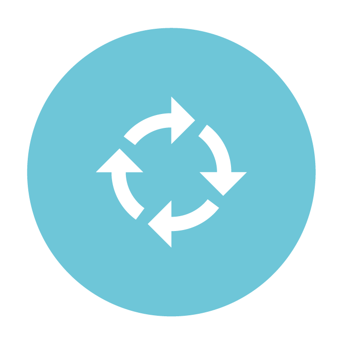 icon of arrows pointing in a circle